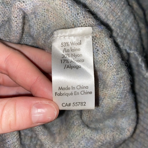 Saccharine New York Sweaters Saccharine New York Alpaca Floral Grey